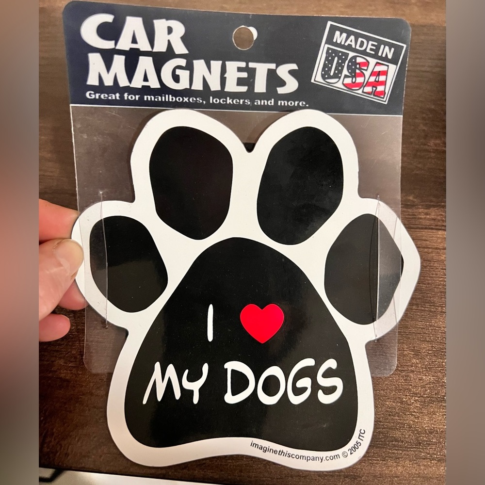 3 for $13 I love my dogs magnet
